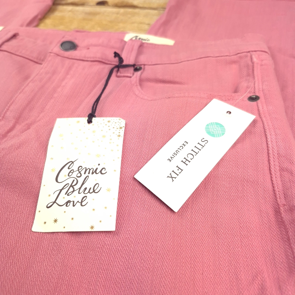 Women's Pink Jeans - Picture 6 of 6